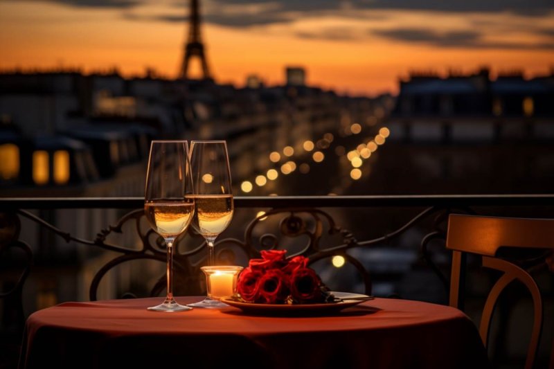 Romantiske steder i Paris